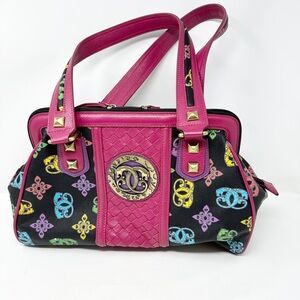 Sherif The Original 1827 Bag Faux Leather Gold Medalion Y2K Colorful